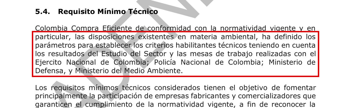 Lo obligatorio se definió con el Ejército en la mesa